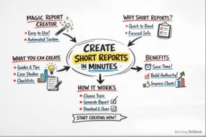Magic Report CreatorGPT -What it does-Infographic